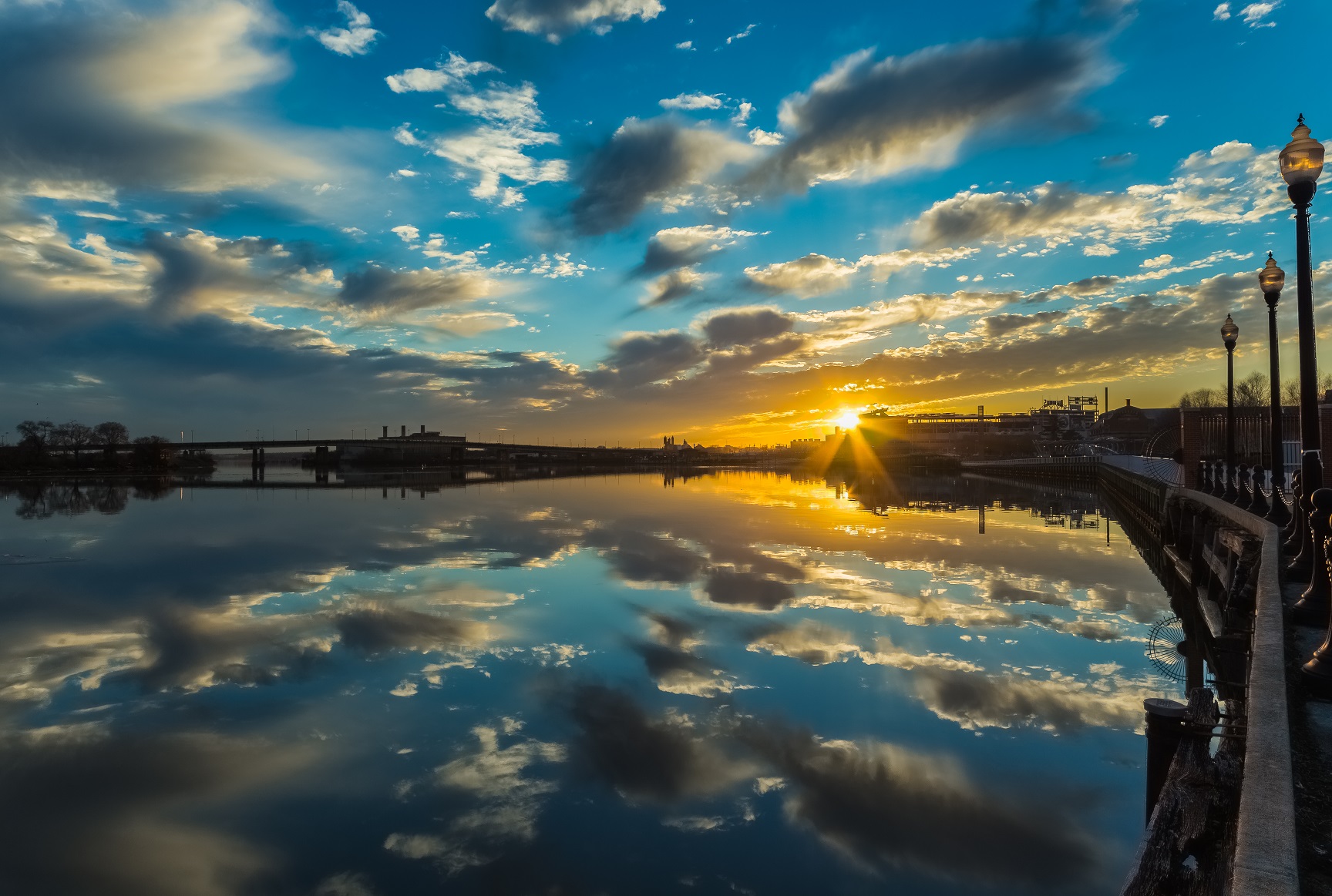 Sunset over the Anacostia River at Yards Park | Joseph Gruber