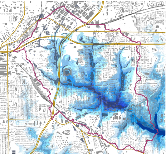 City Of Atlanta Sewer Map Intrenchment Creek - American Rivers