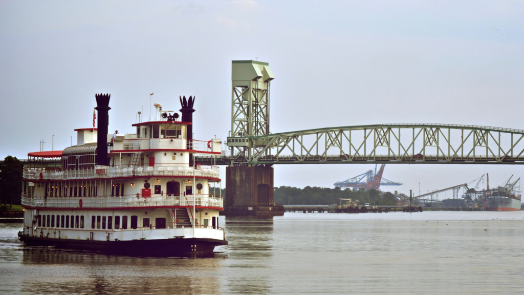 Steam Boat on the Cape Fear River