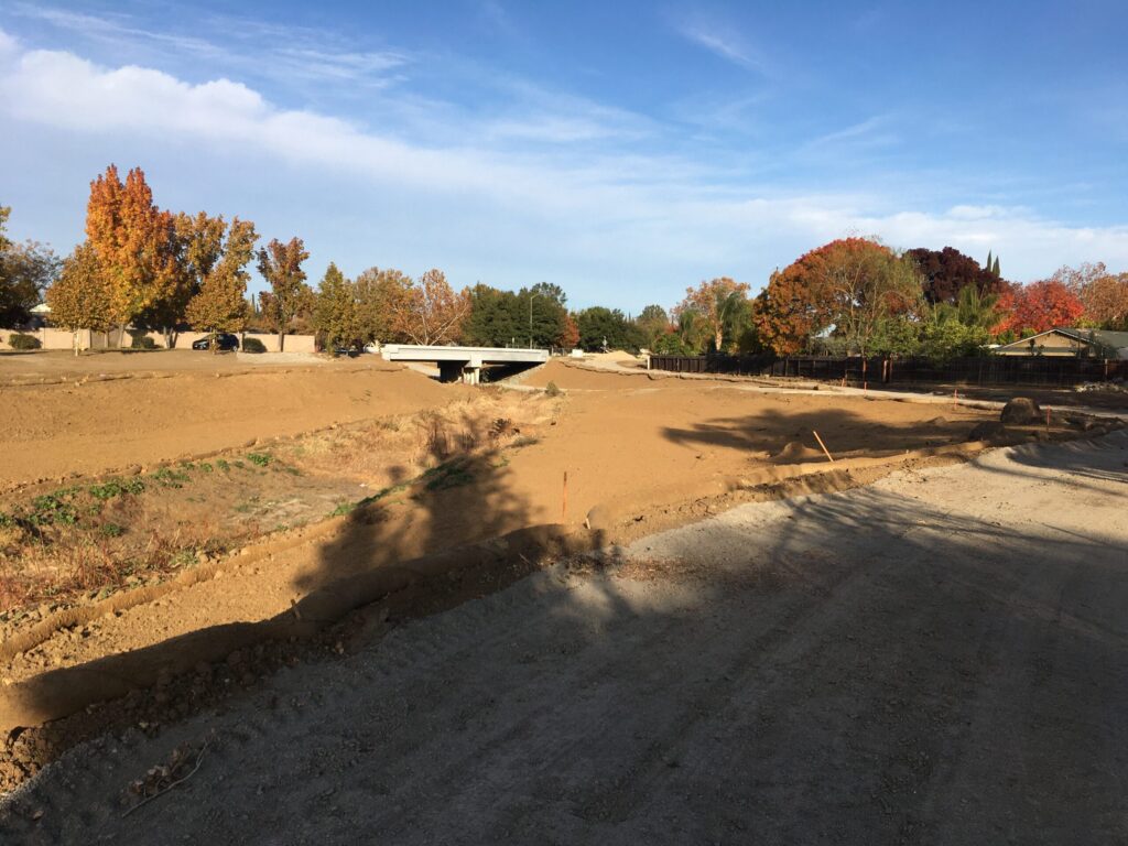 Expansion of Marsh Creek floodplain and improved recreational path crossing under Central Blvd as part
of the 3-Creeks restoration project where Marsh Creek flows north, northeast through downtown Brentwood