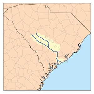 The Edisto River watershed