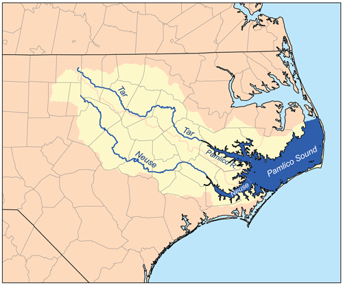 mager river map of nc