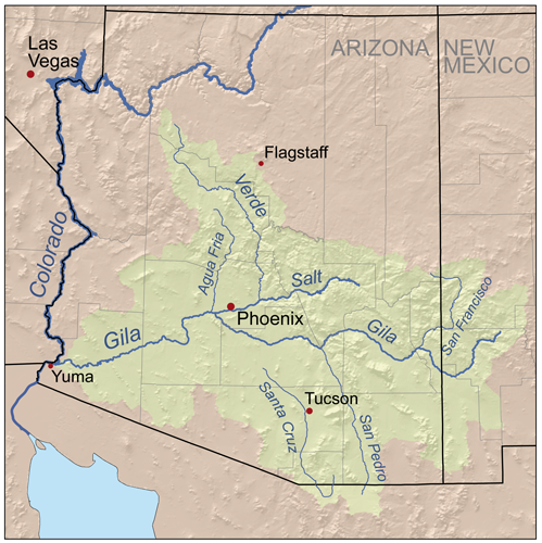 gila river indian reservation boundaries