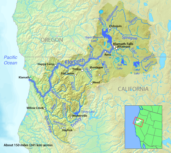 Map Klamath Basin 