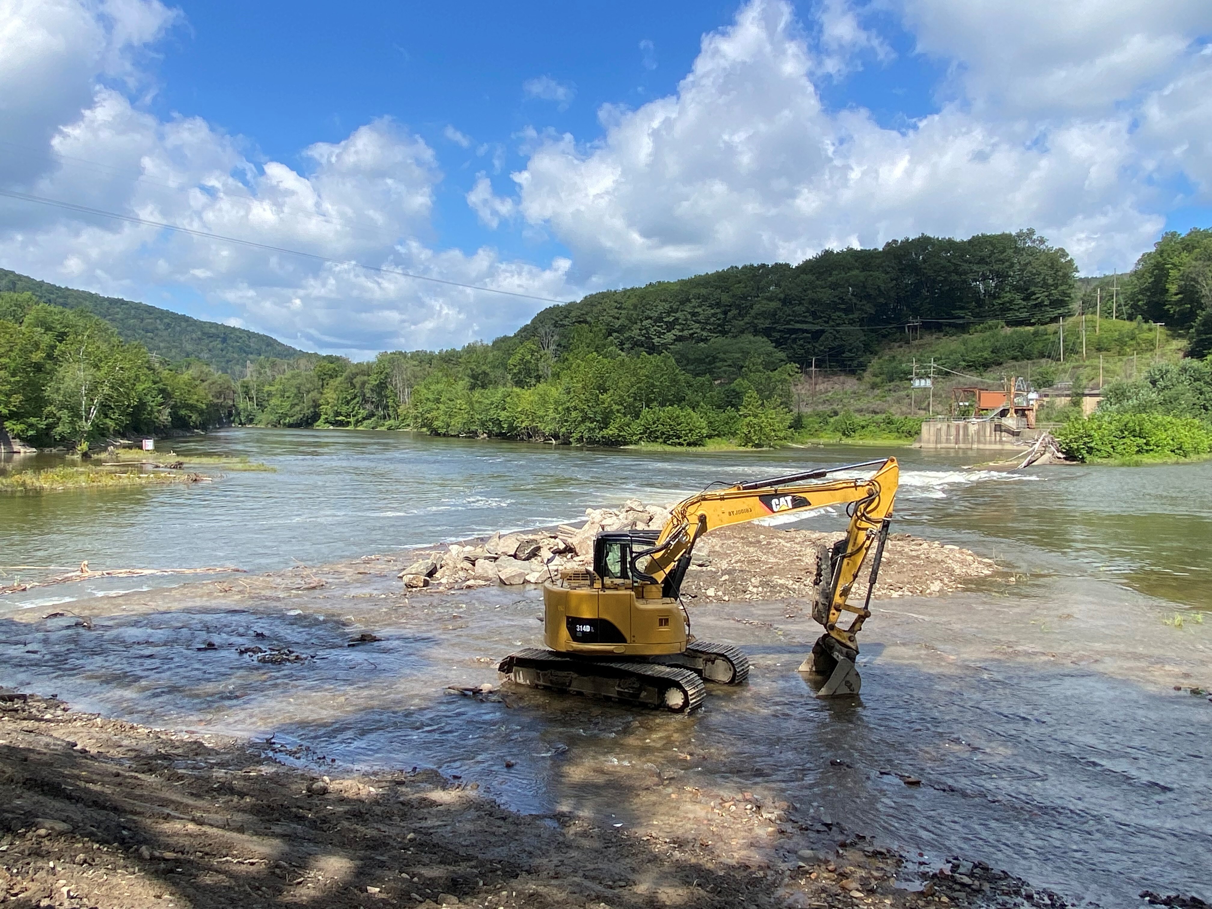 Oakland Dam Removal on the Susquehanna River, Pennsylvania